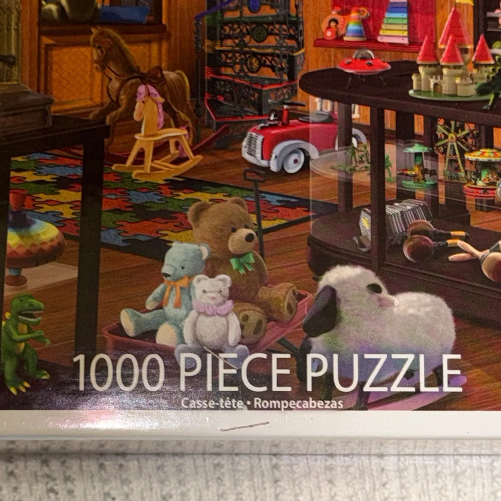 White Mountain “Toy Shop”‎ Colorful Puzzle NEW